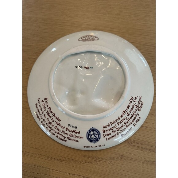 Toby Fillpot Colonial Plate Collection ‘84 1st Issue Hand Painted Numbered #8036 - Picture 2 of 4